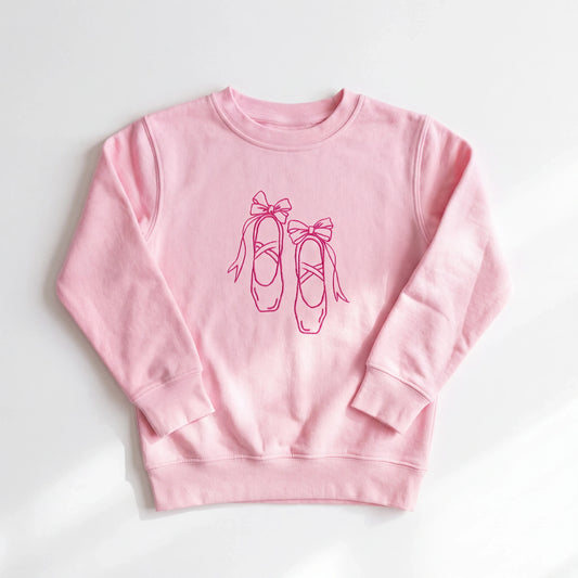 Light Pink Ballet Slippers Sweatshirt