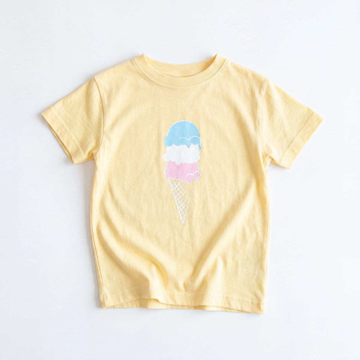 Yellow Ice Cream Cone T-Shirt
