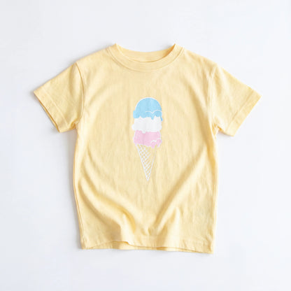 Yellow Ice Cream Cone T-Shirt