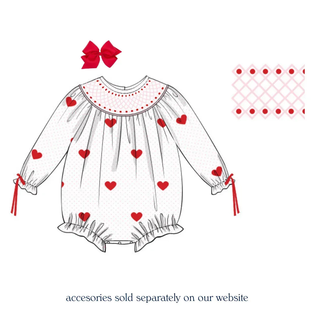Love Notes Geometric Smocked Bubble
