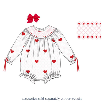 Love Notes Geometric Smocked Bubble