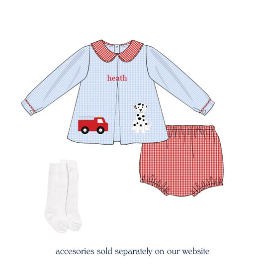 Little Firefighter Diaper Set