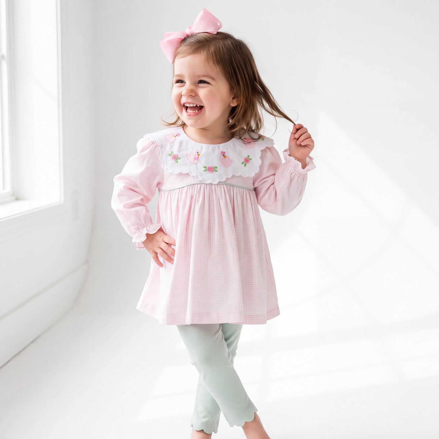 Swan Collar Legging Set