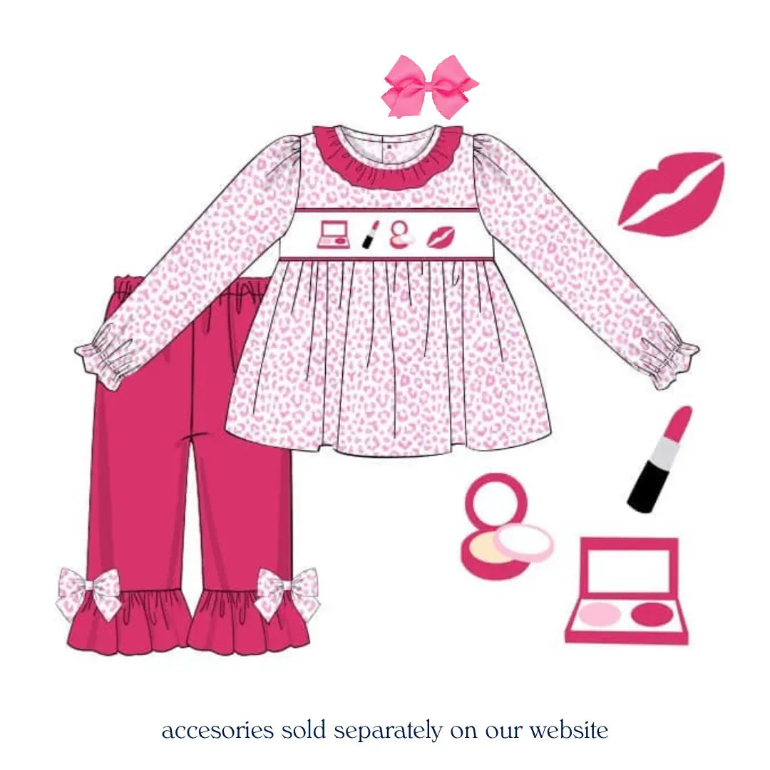 All Dolled Up Smocked Pant Set