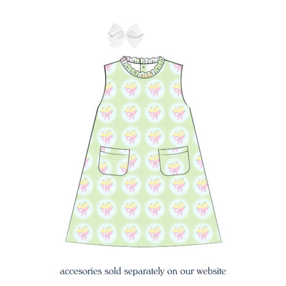 Yellow Tulip Bouquet Dress