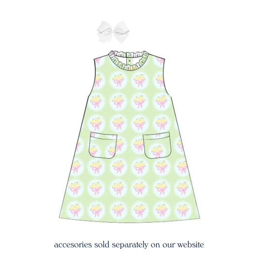 Yellow Tulip Bouquet Dress