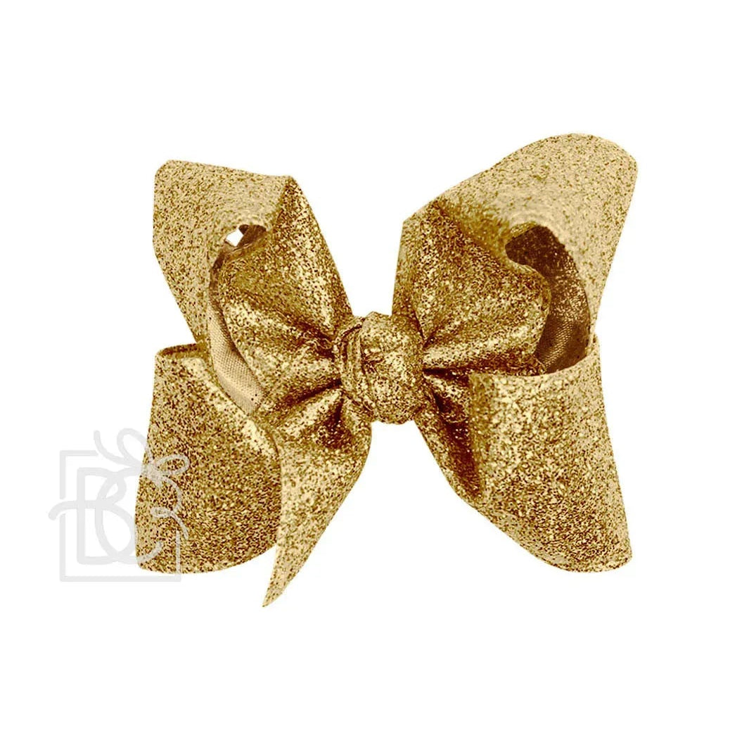 Glitter Metallic Bow (multiple color & style options)