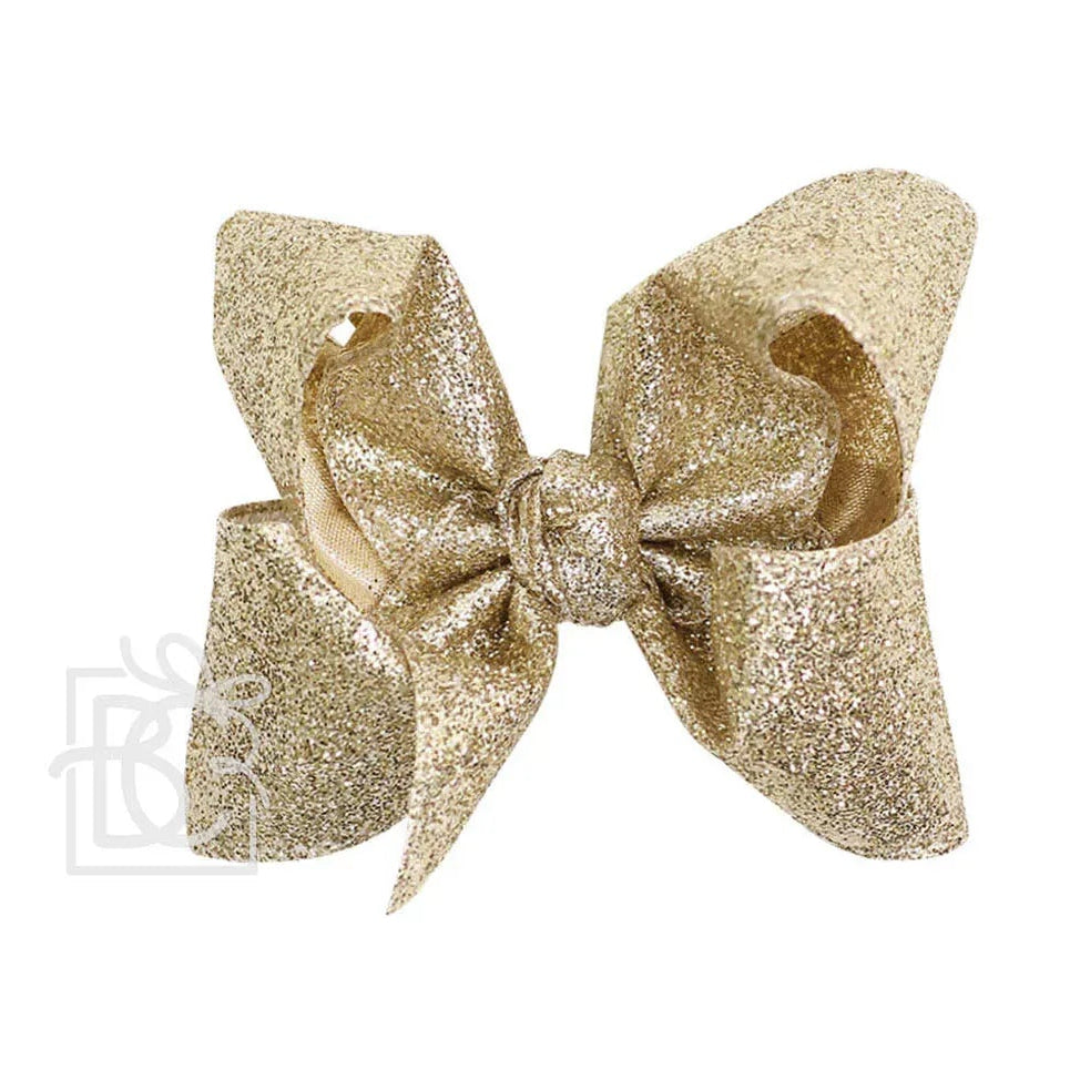 Glitter Metallic Bow (multiple color & style options)