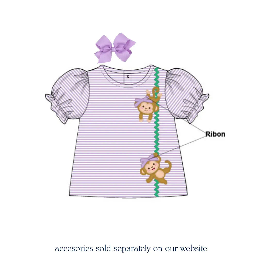 Girls Monkey Shirt