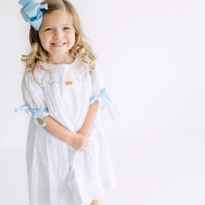 Birthday Bows Smocked Dress