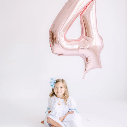 Birthday Bows Smocked Dress