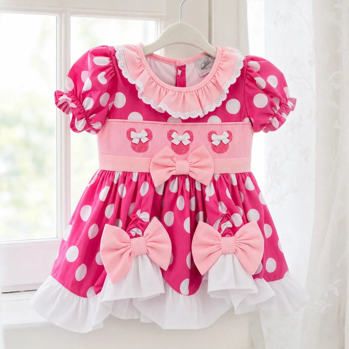 Polka Dot Mouse Skirted Bubble