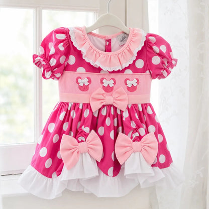 Polka Dot Mouse Skirted Bubble