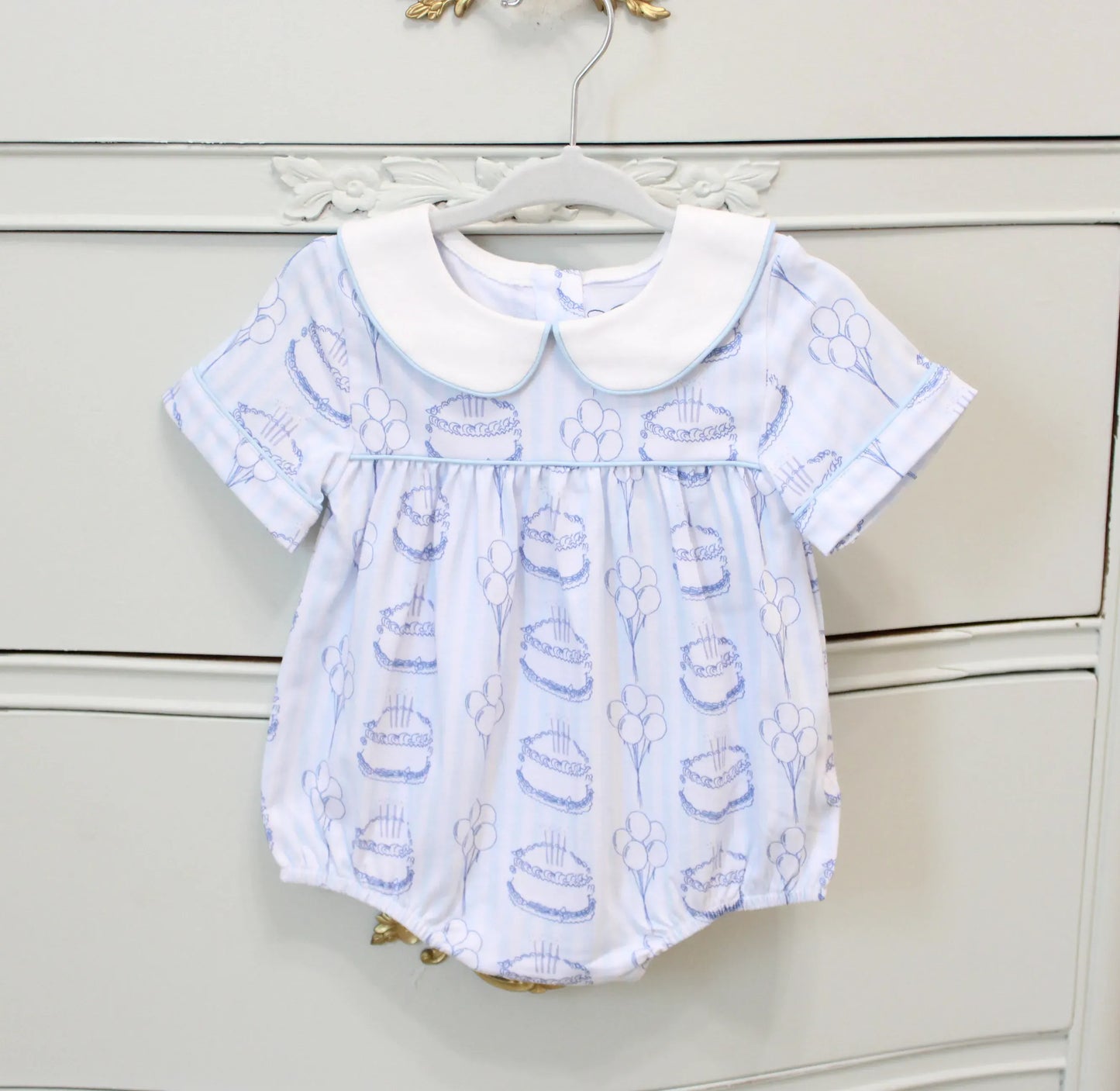Boys Birthday Collared Bubble