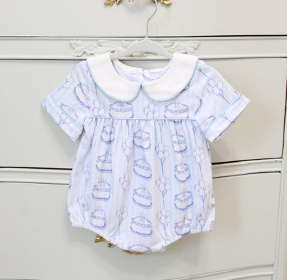 Boys Birthday Collared Bubble
