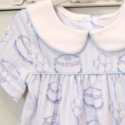 Boys Birthday Collared Bubble