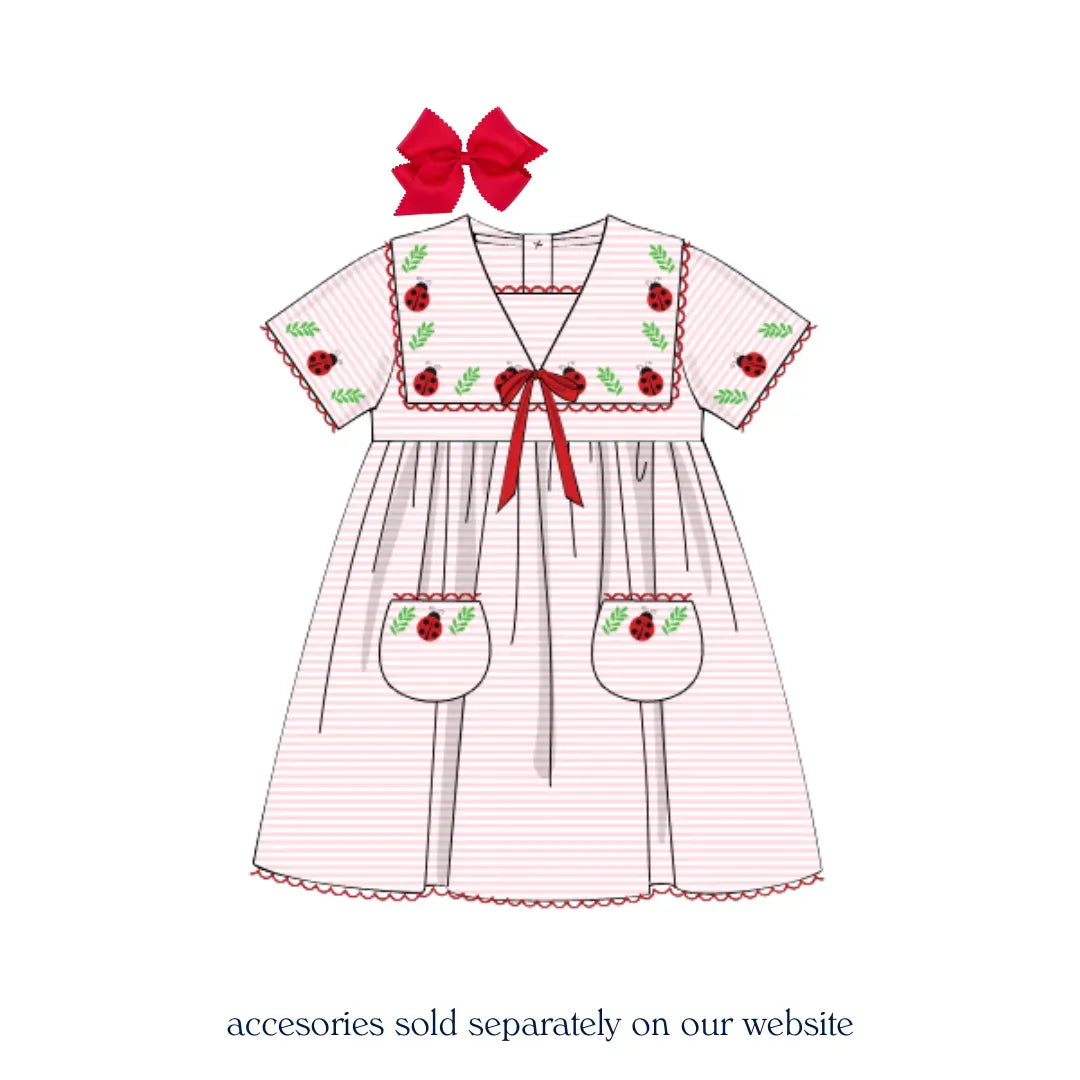Ladybugs Bib Dress