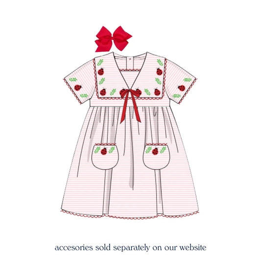 Ladybugs Bib Dress