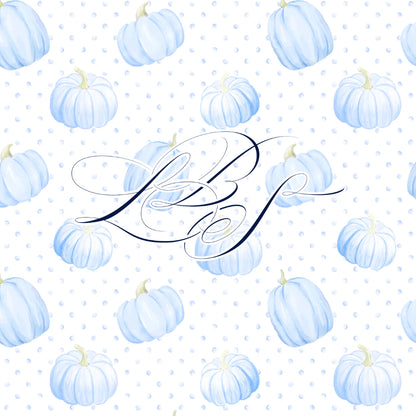 BLUE PUMPKINS NAME SMOCKED TREAT BUCKET