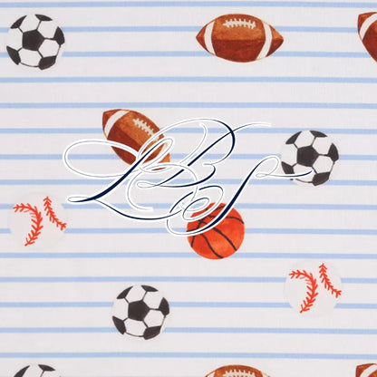All Sports Name Smocked Short Set