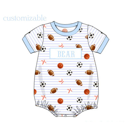 All Sports Name Smocked Bubble