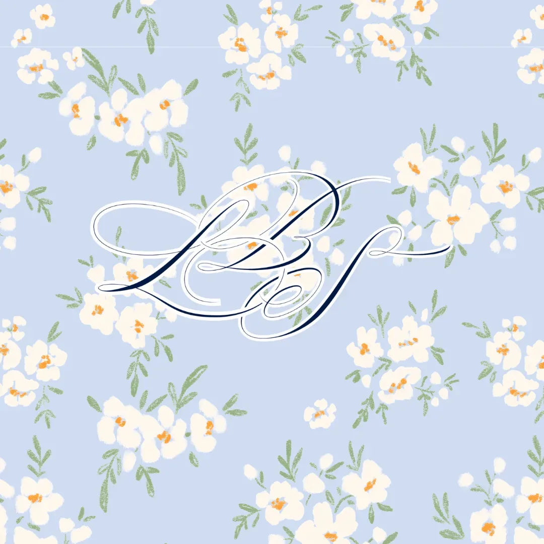 Powder Blue Petals Bubble