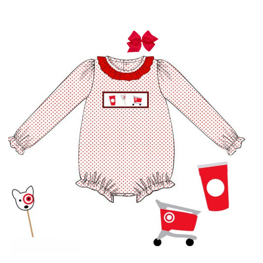 GIRLS SMOCKED SHOPPING BUBBLE