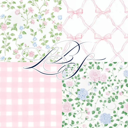 PALMER PATCHWORK NAME SMOCKED BISHOP BUBBLE