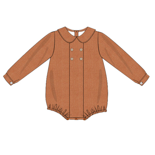 BOYS RUST LINEN BUBBLE