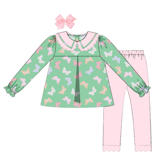 BLYTHE BUTTERFLIES COLLARED LEGGING SET