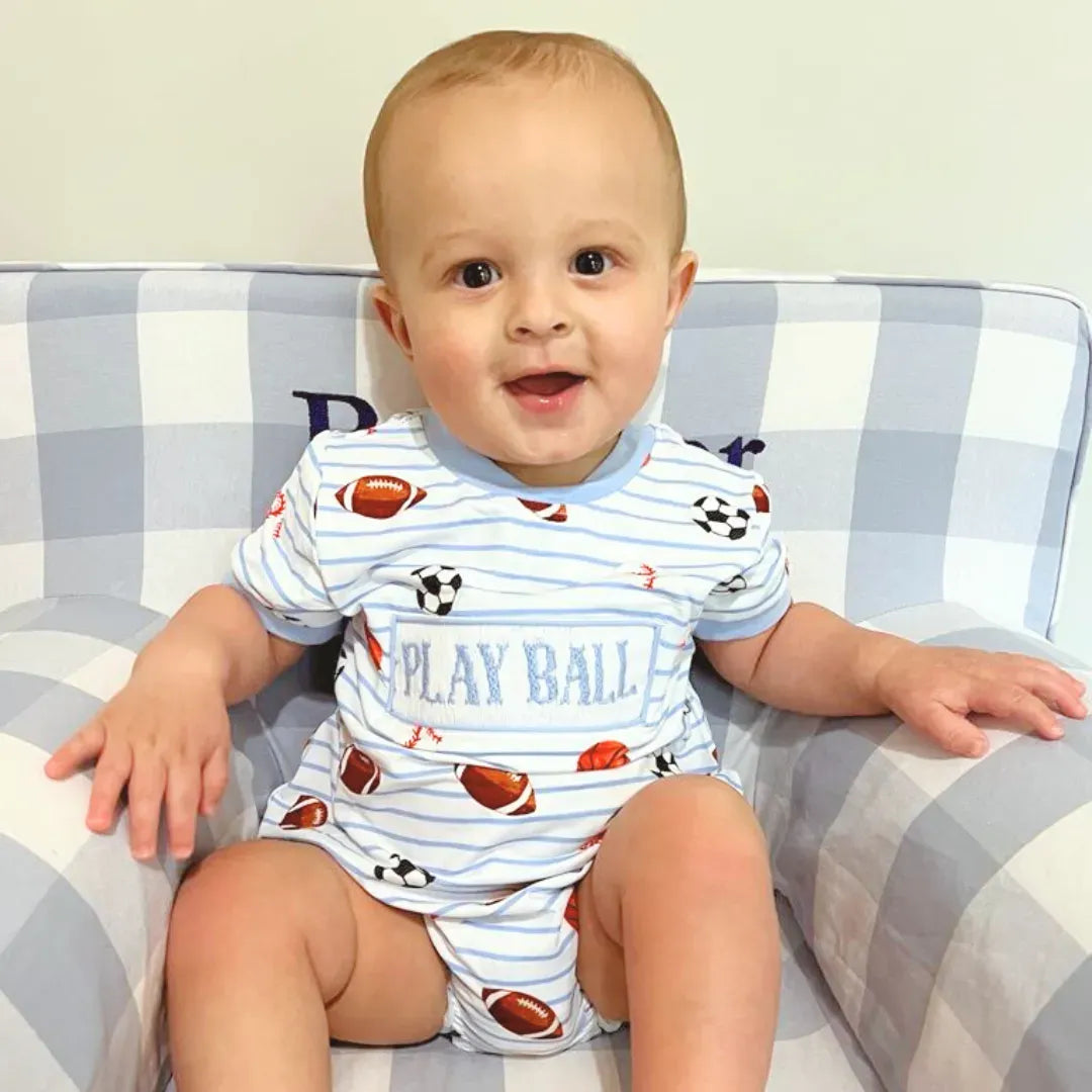 All Sports Name Smocked Bubble