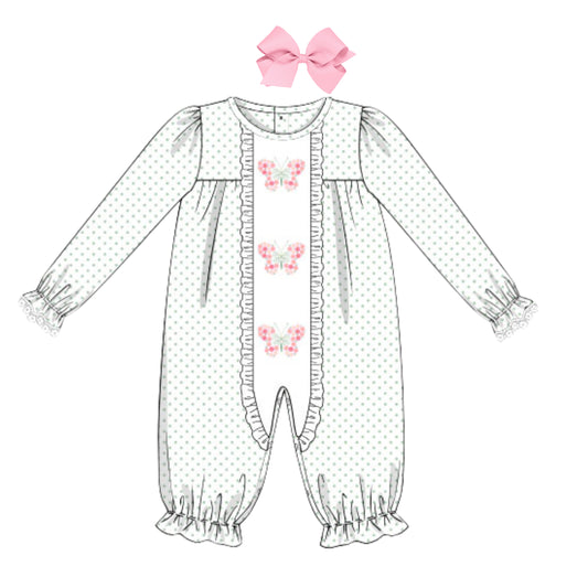BITTY DOT BUTTERFLY ROMPER
