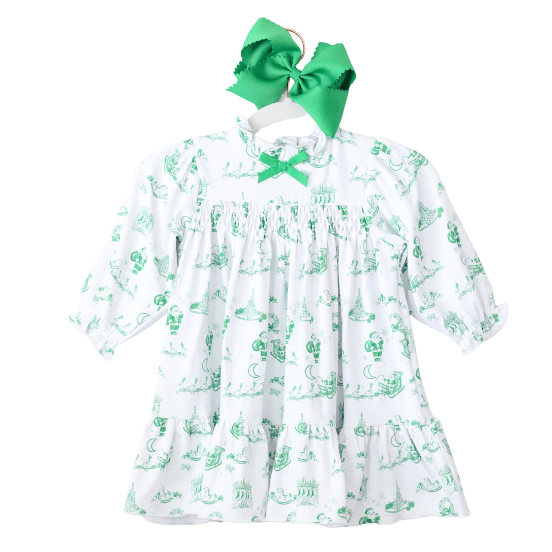 GREEN TOILE LOUNGE GOWN