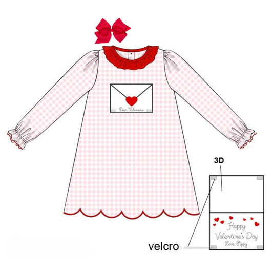 GIRLS DEAR VALENTINE DRESS