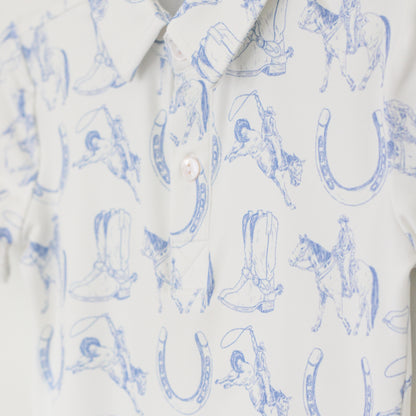 COWBOY TOILE POLO