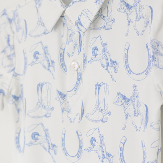 COWBOY TOILE POLO