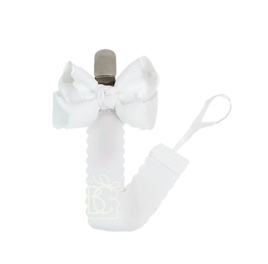 BEYOND CREATIONS BOW PACIFIER CLIP