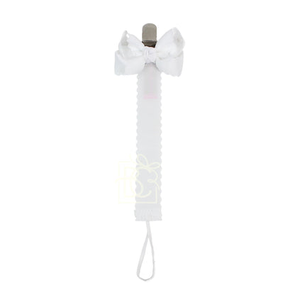 BEYOND CREATIONS BOW PACIFIER CLIP
