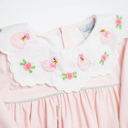 Swan Collar Romper