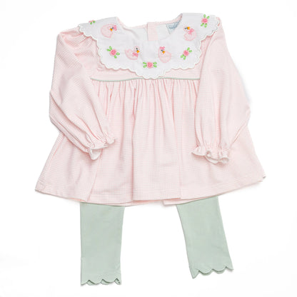 Swan Collar Legging Set