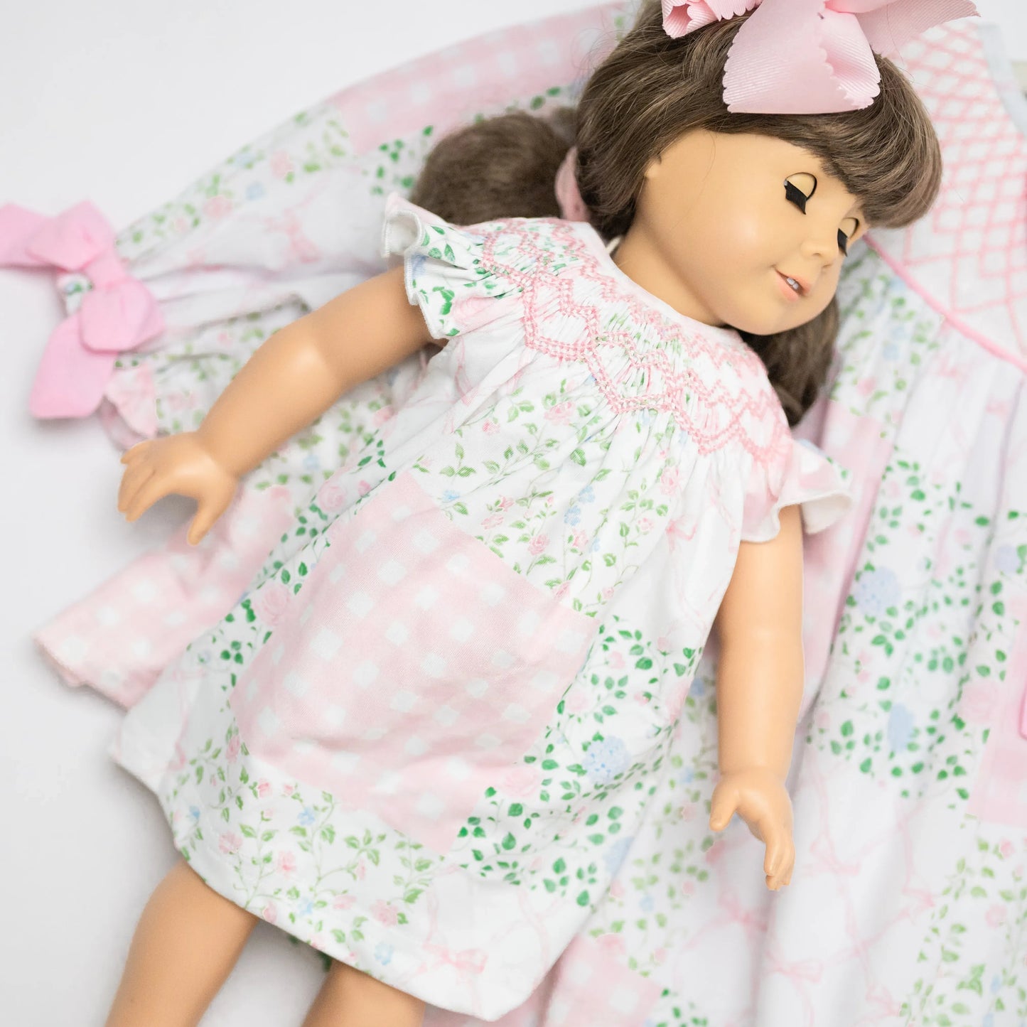 Palmer Patchwork Smocked Dolly Dress