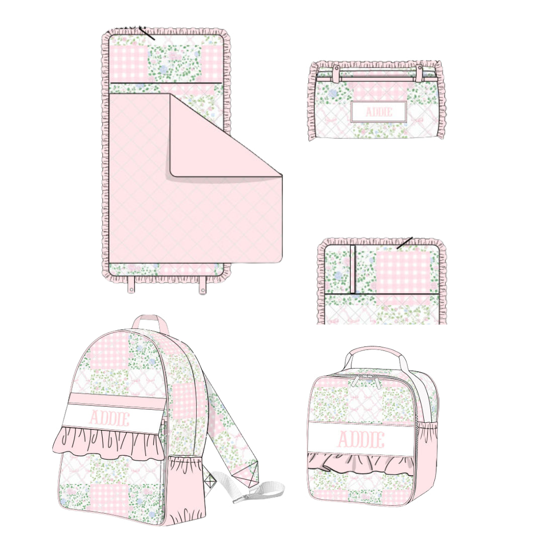 PALMER PATCHWORK NAME SMOCK LUGGAGE