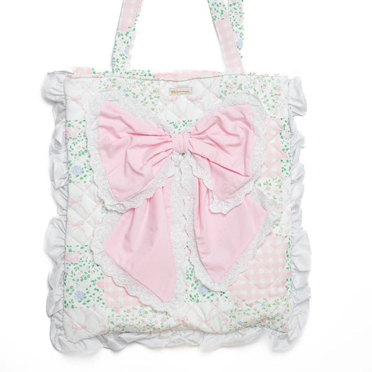 Palmer Patchwork Bow Tote