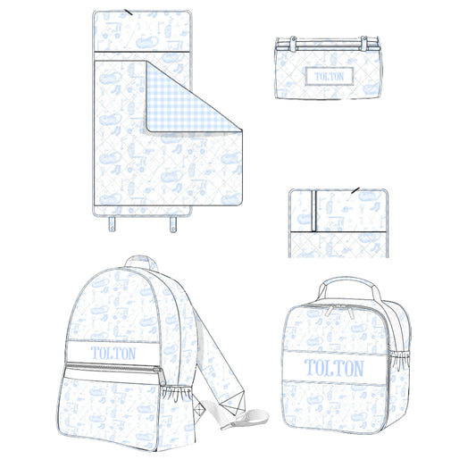 GOLF TOILE NAME SMOCK LUGGAGE