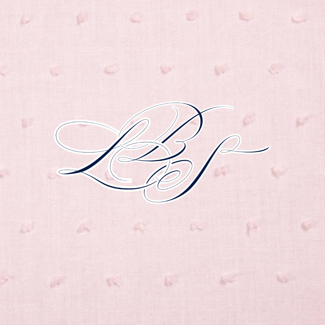 PINK SWISS DOT NAME SMOCKED BUCKET