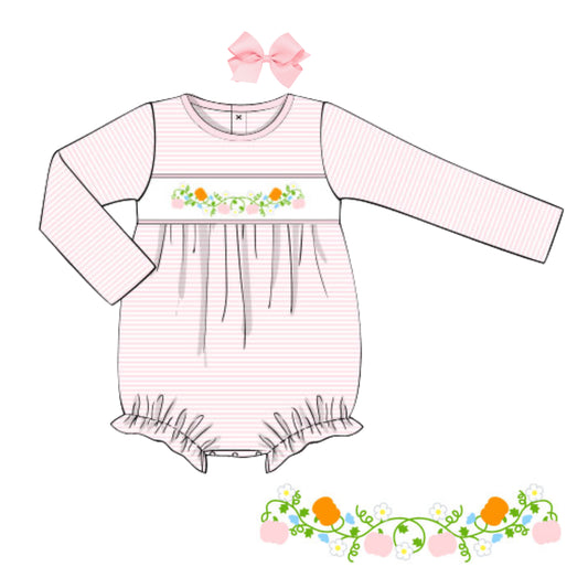 SMOCKED PUMPKIN VINE BUBBLE