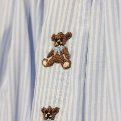 BOYS SMOCKED TEDDY BEARS BUBBLE