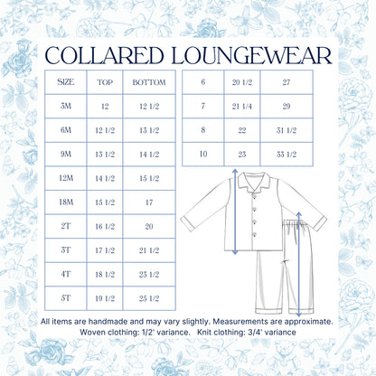 BOYS GREEN TOILE 2PC LOUNGEWEAR SET