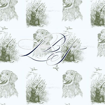 HUNTING TOILE BIB BUBBLE