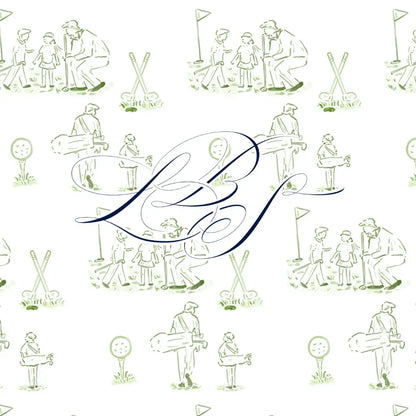 Girls Tee Time Toile Bubble